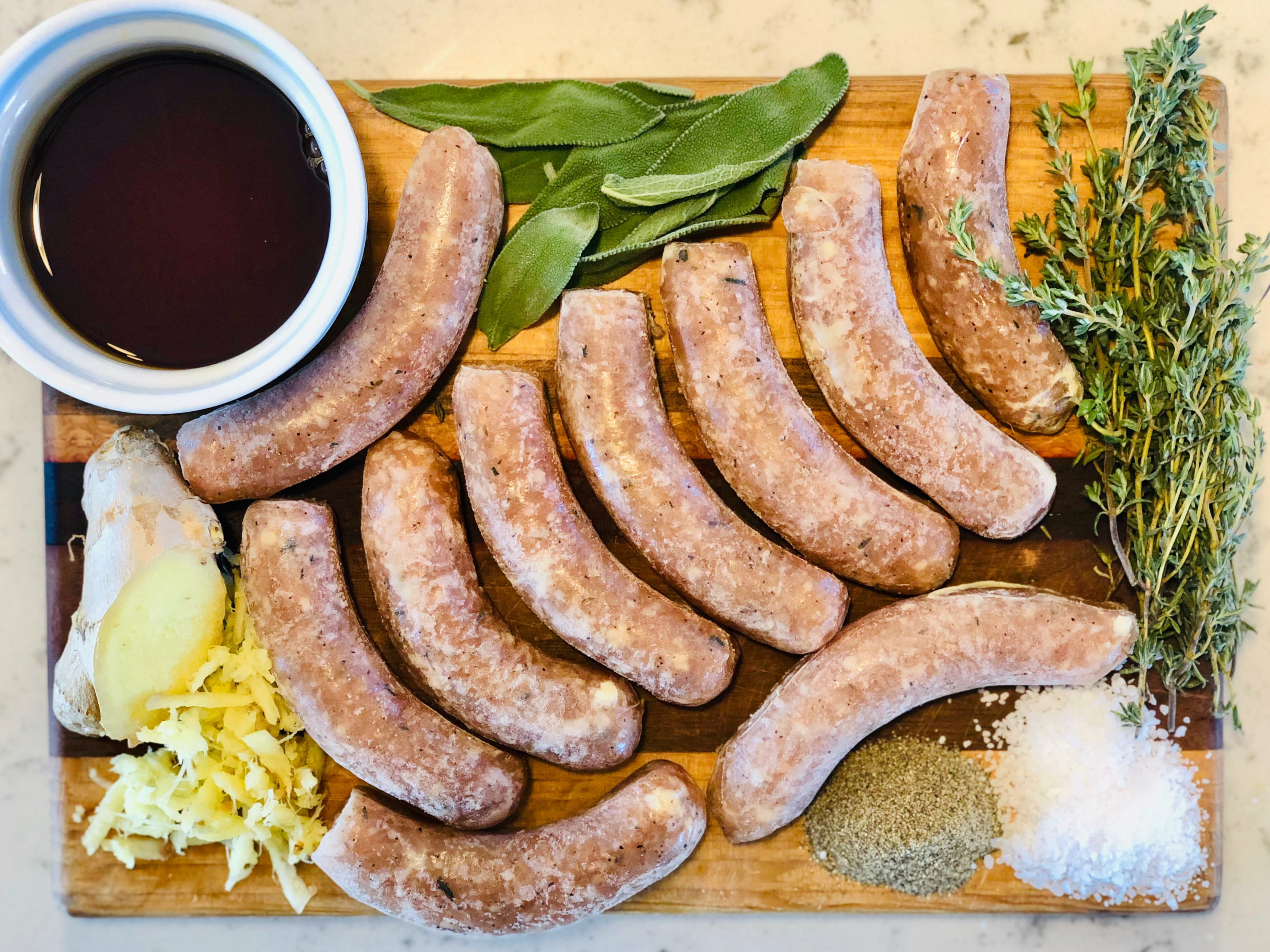 Pork Sausage Breakfast Links With Maple Syrup Tea Hills Farms